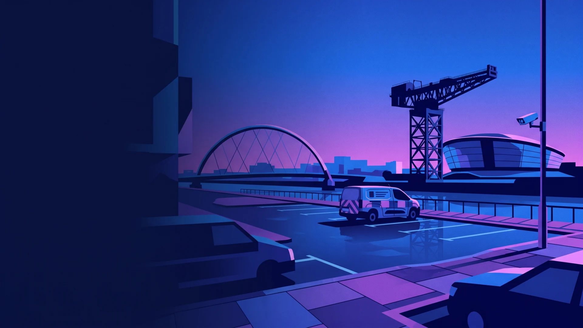 Glasgow ANPR, parking and compliance operations illustration
