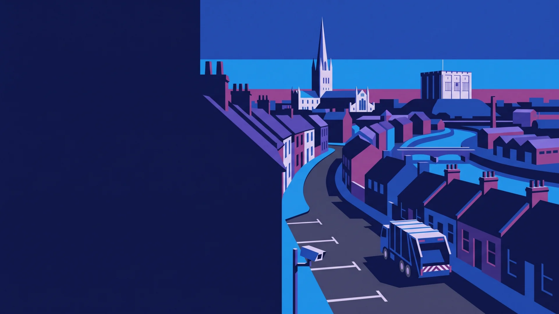 Norwich ANPR, parking and compliance operations illustration