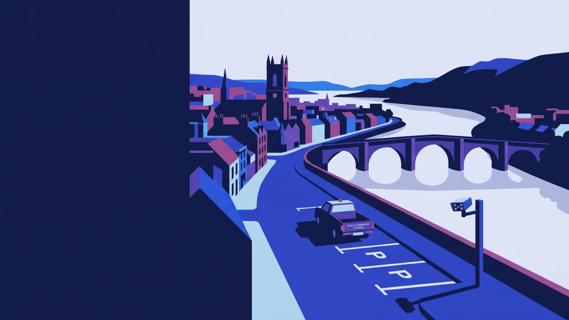 Perth ANPR, parking and compliance operations illustration