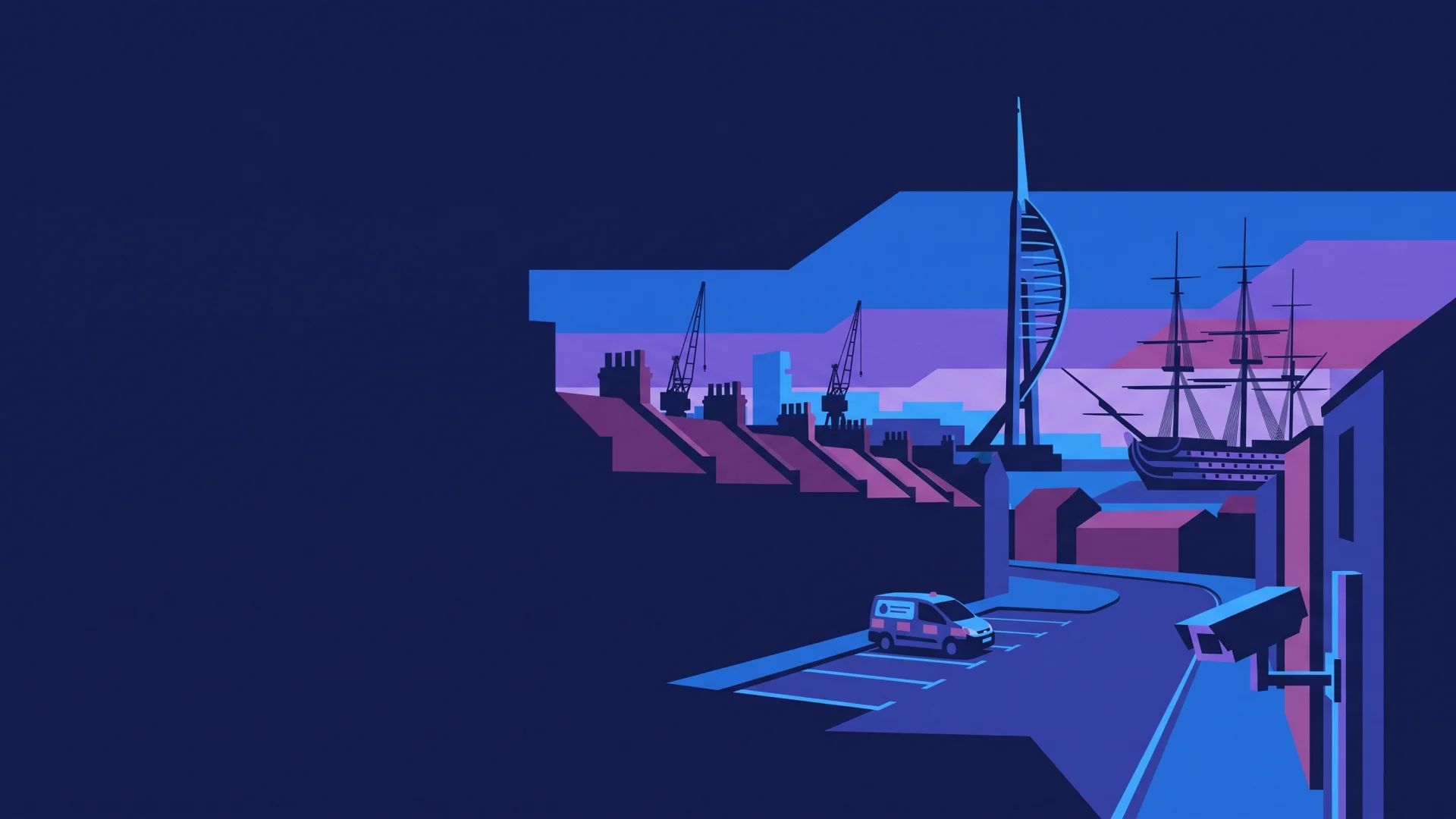 Portsmouth ANPR, parking and compliance operations illustration