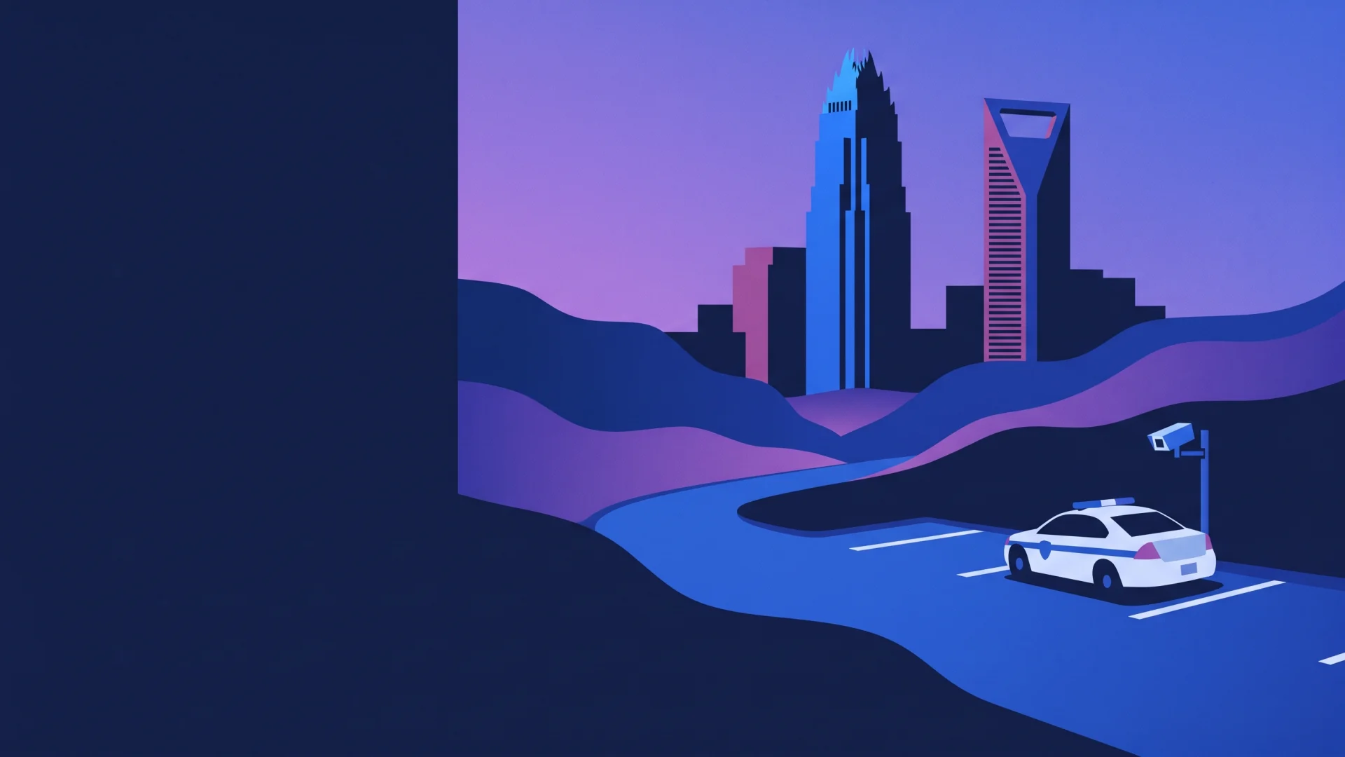 Charlotte ALPR, parking and compliance operations illustration