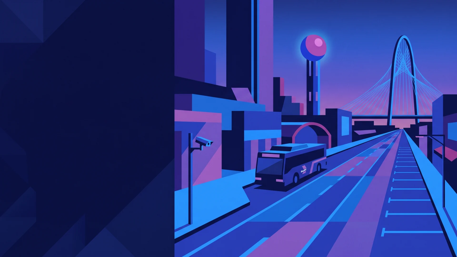Dallas ALPR, parking and compliance operations illustration