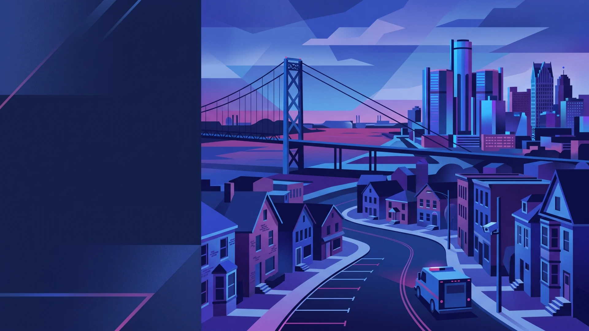 Detroit ALPR, parking and compliance operations illustration