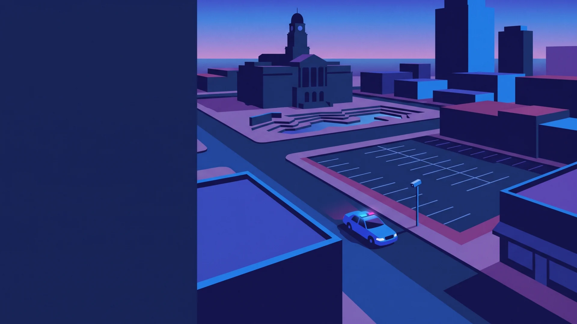 Fort Worth ALPR, parking and compliance operations illustration