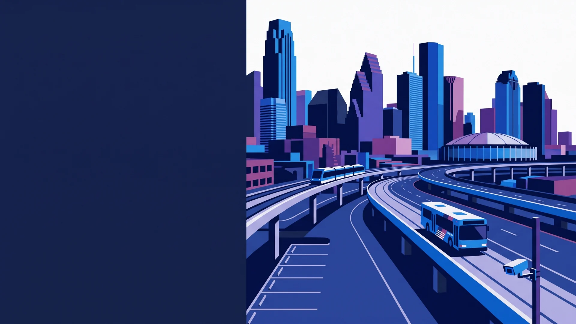 Houston ALPR, parking and compliance operations illustration