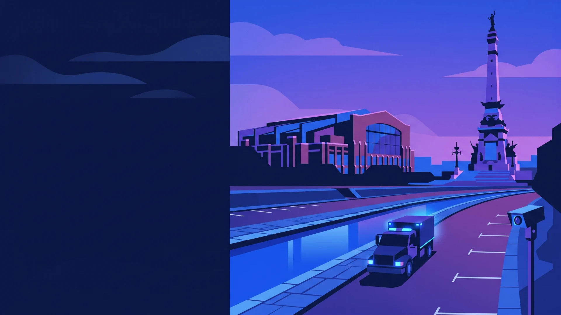 Indianapolis ALPR, parking and compliance operations illustration