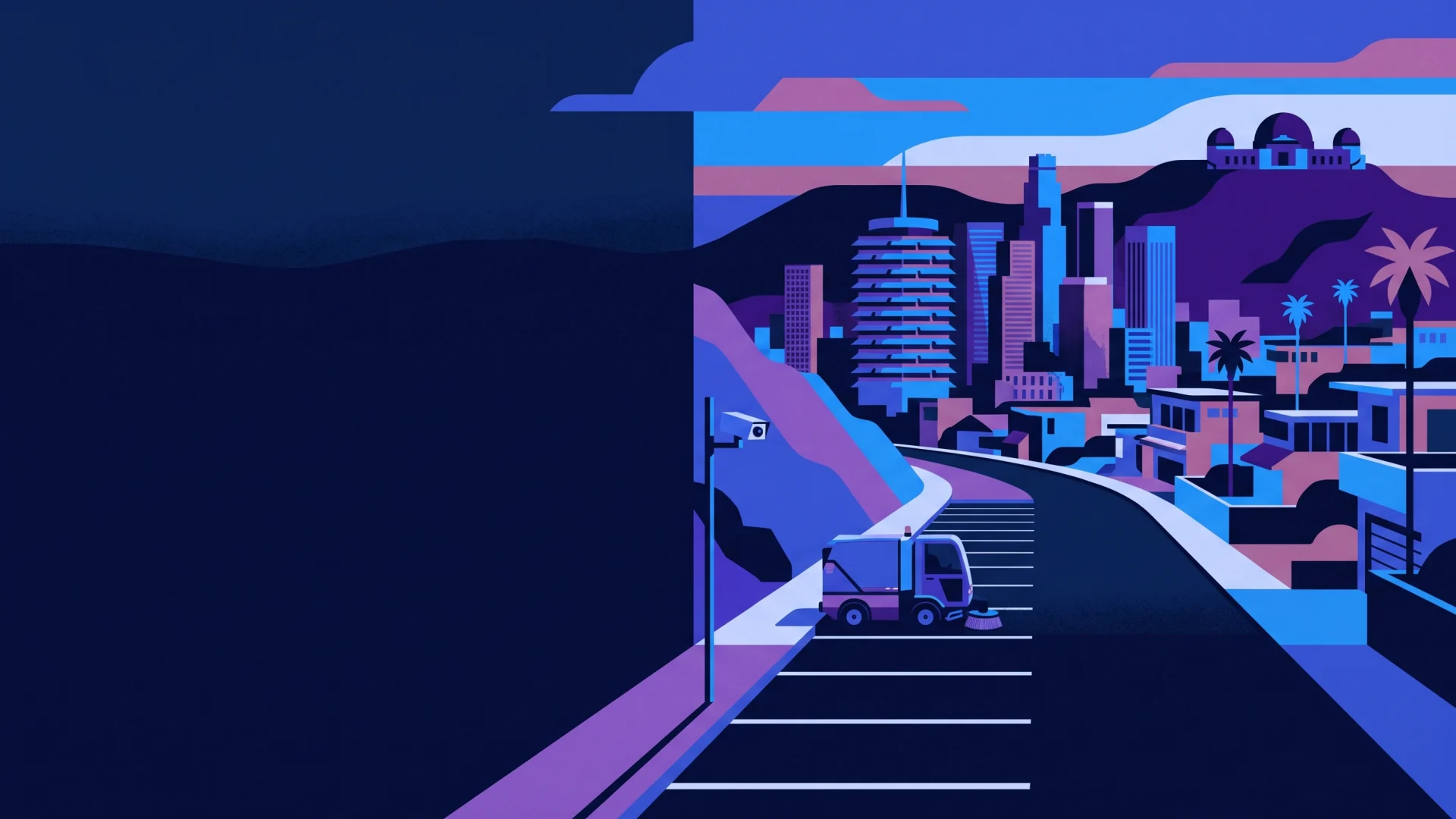 Los Angeles ALPR, parking and compliance operations illustration