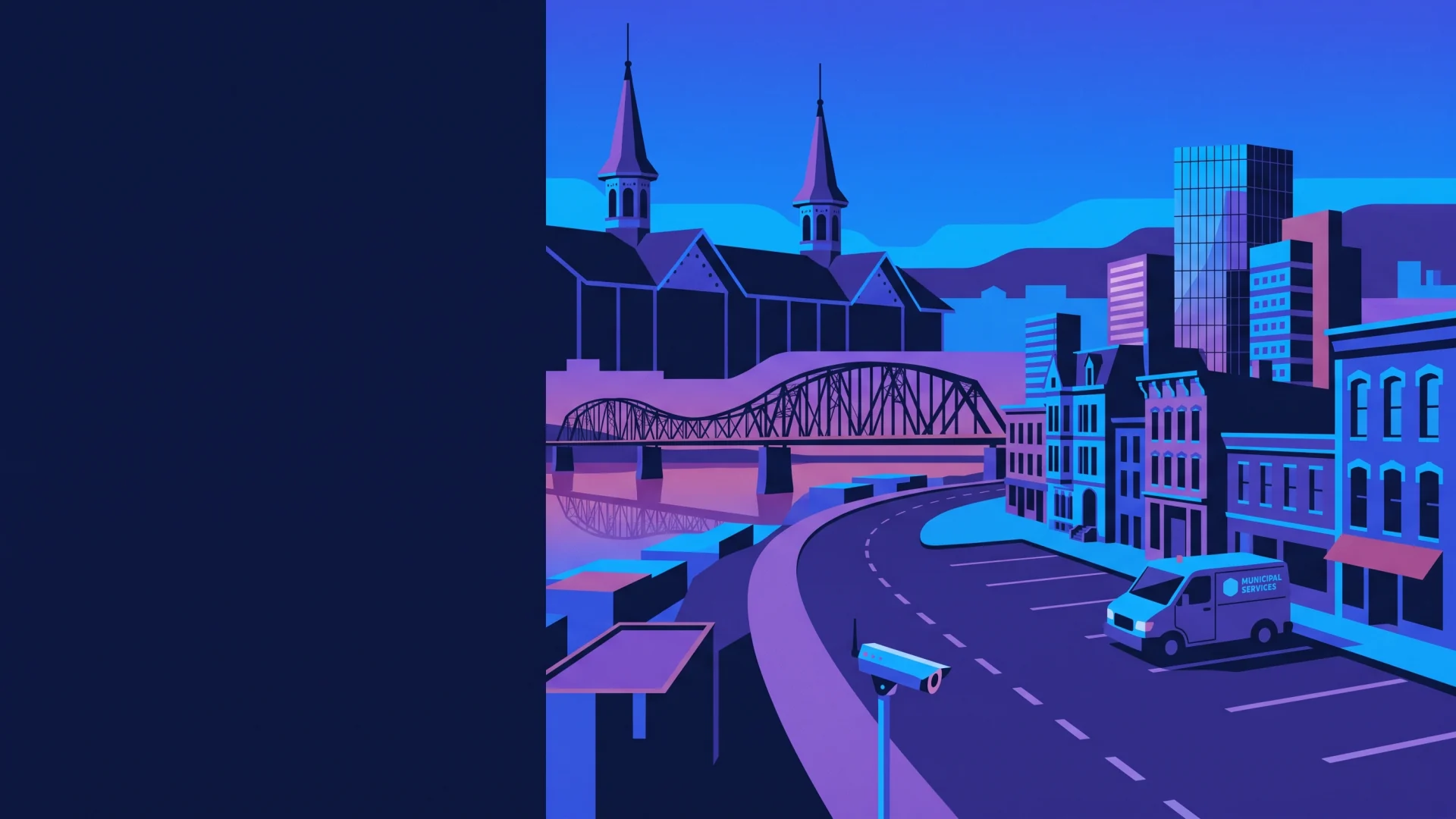 Louisville ALPR, parking and compliance operations illustration