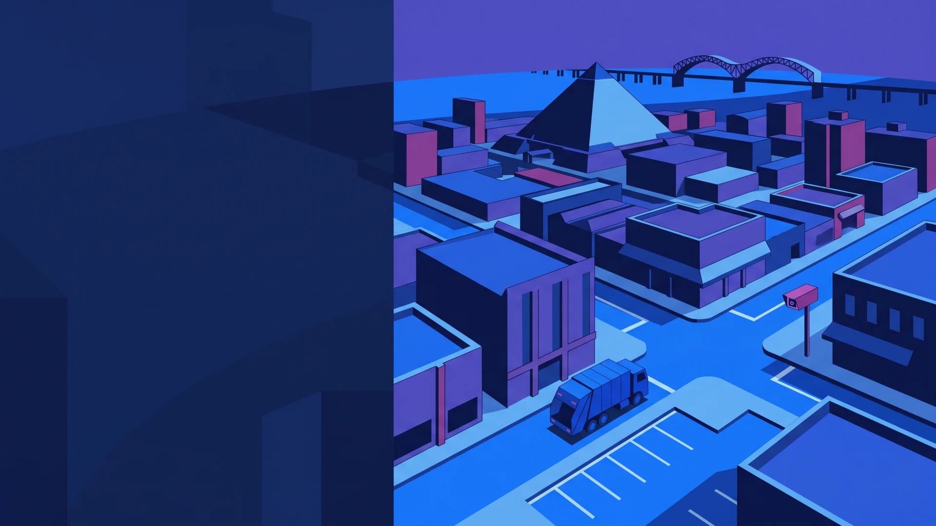 Memphis ALPR, parking and compliance operations illustration