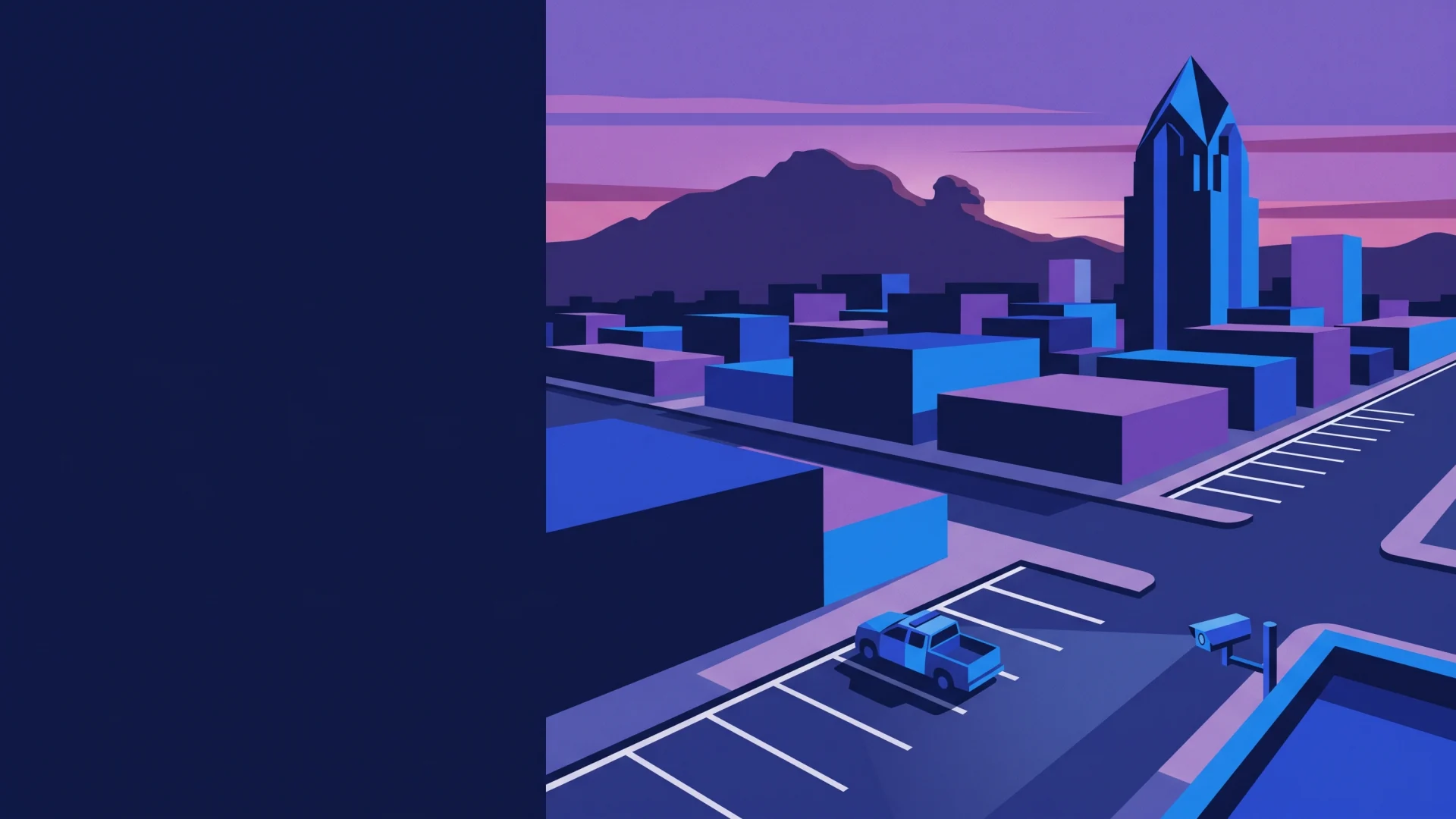 Phoenix ALPR, parking and compliance operations illustration
