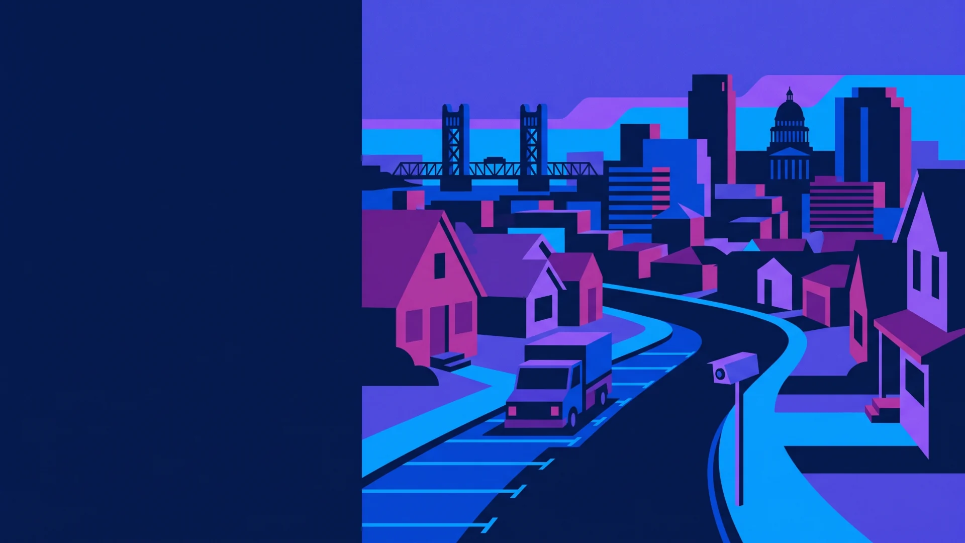 Sacramento ALPR, parking and compliance operations illustration