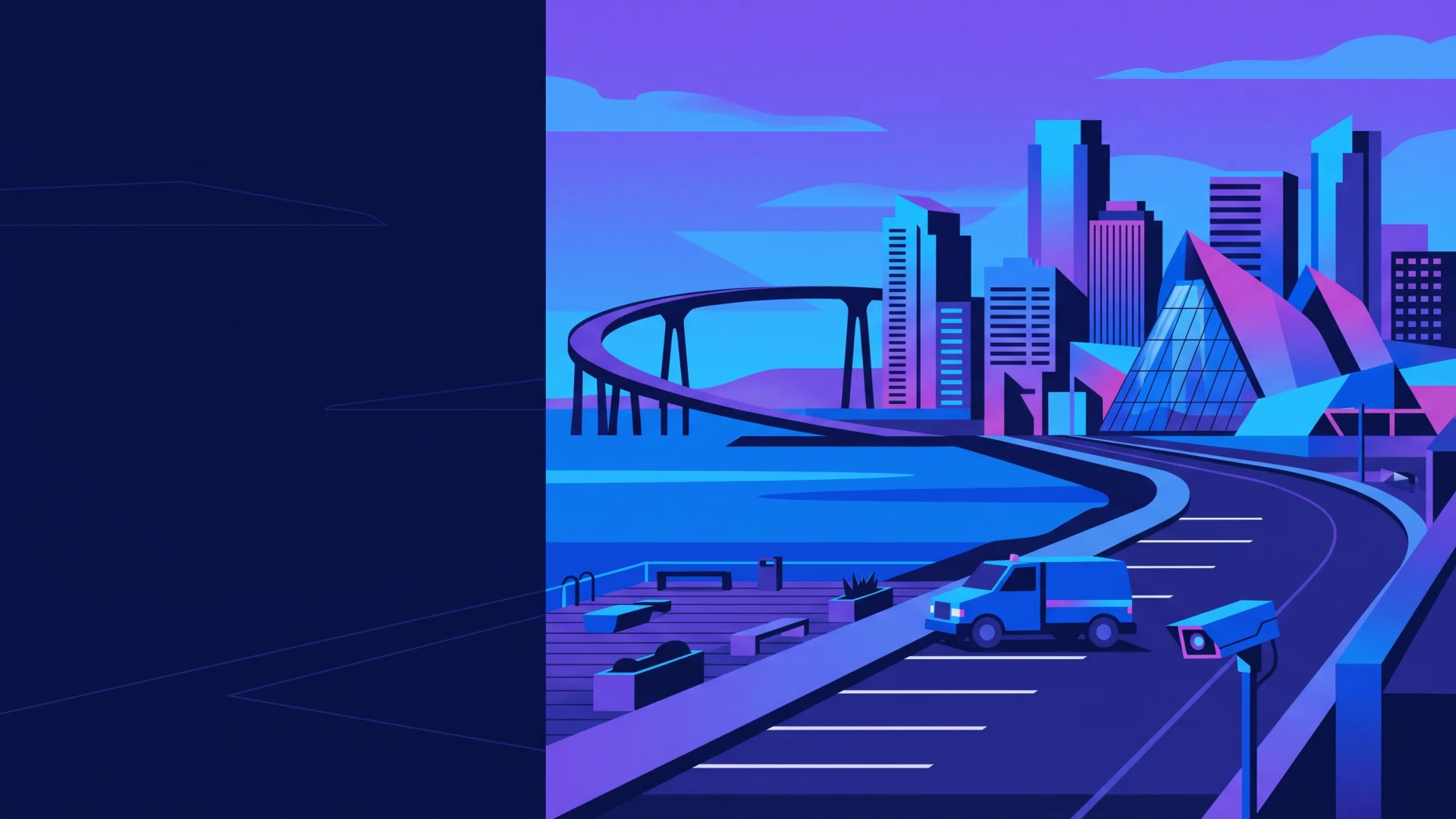 San Diego ALPR, parking and compliance operations illustration
