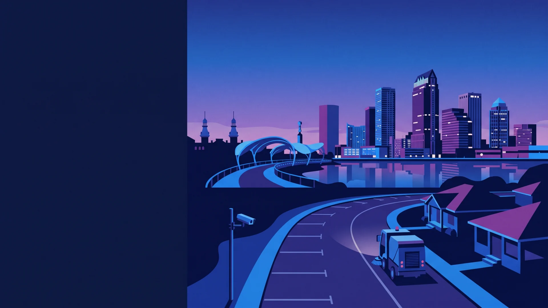 Tampa ALPR, parking and compliance operations illustration