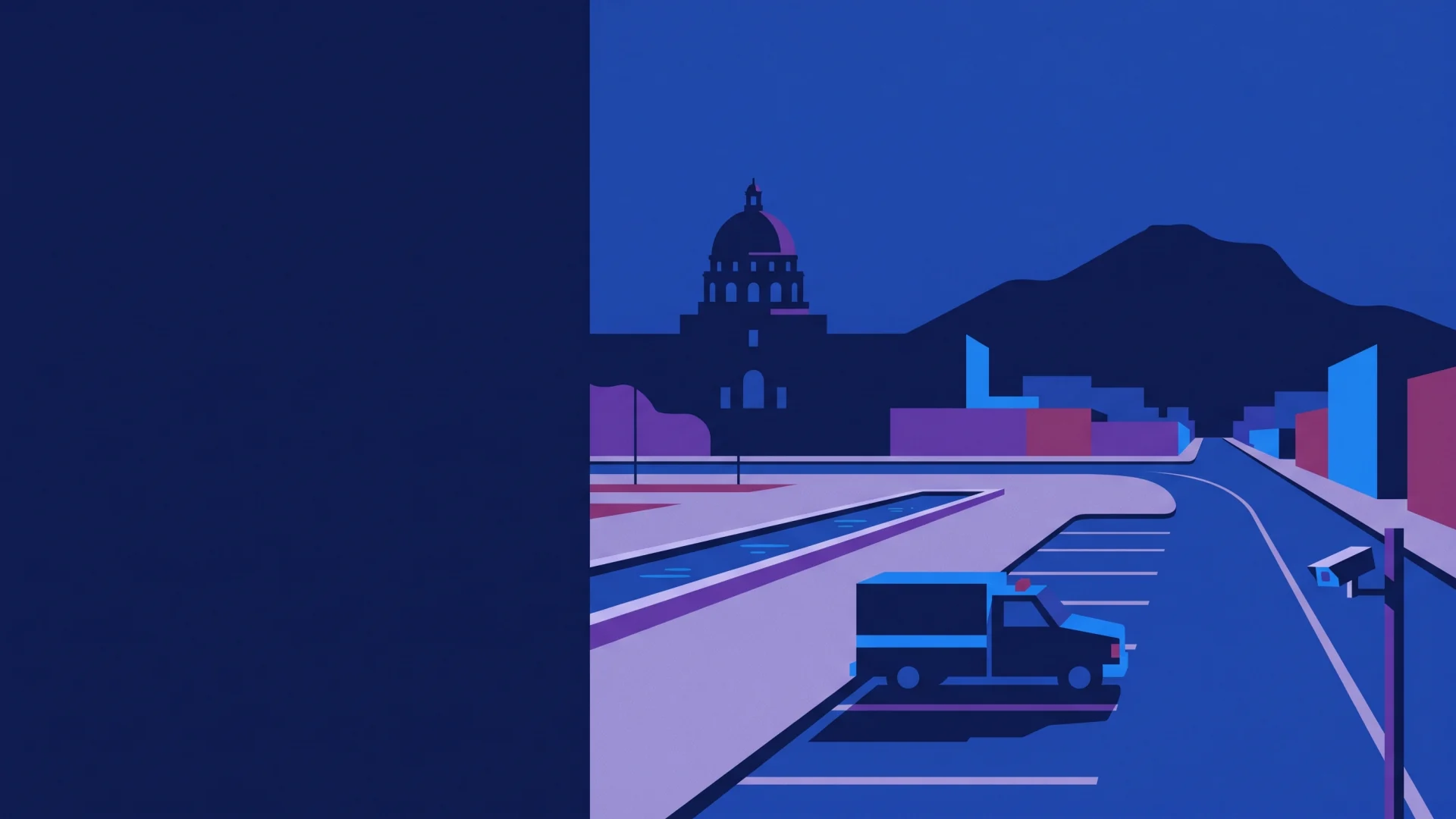 Tucson ALPR, parking and compliance operations illustration